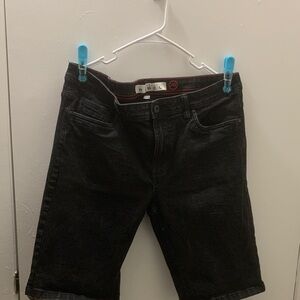 rebels Men's Dark Denim Jean Shorts